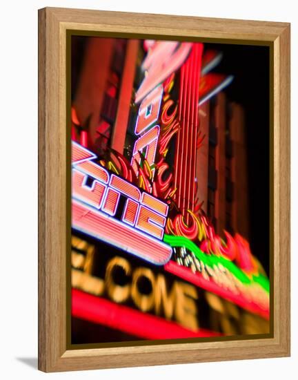 New York, New York Casino, Las Vegas, Nevada, USA-Walter Bibikow-Framed Premier Image Canvas