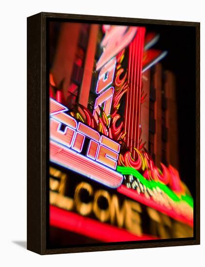 New York, New York Casino, Las Vegas, Nevada, USA-Walter Bibikow-Framed Premier Image Canvas