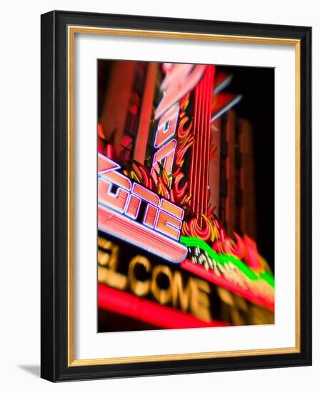 New York, New York Casino, Las Vegas, Nevada, USA-Walter Bibikow-Framed Photographic Print