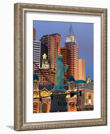 New York, New York Casino, Las Vegas, Nevada, USA-Walter Bibikow-Framed Photographic Print