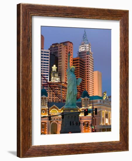 New York, New York Casino, Las Vegas, Nevada, USA-Walter Bibikow-Framed Photographic Print