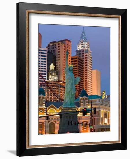 New York, New York Casino, Las Vegas, Nevada, USA-Walter Bibikow-Framed Photographic Print