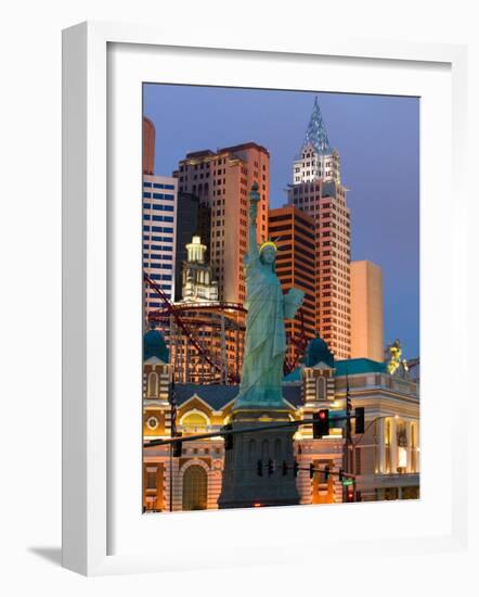 New York, New York Casino, Las Vegas, Nevada, USA-Walter Bibikow-Framed Photographic Print