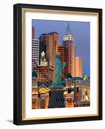 New York, New York Casino, Las Vegas, Nevada, USA-Walter Bibikow-Framed Photographic Print