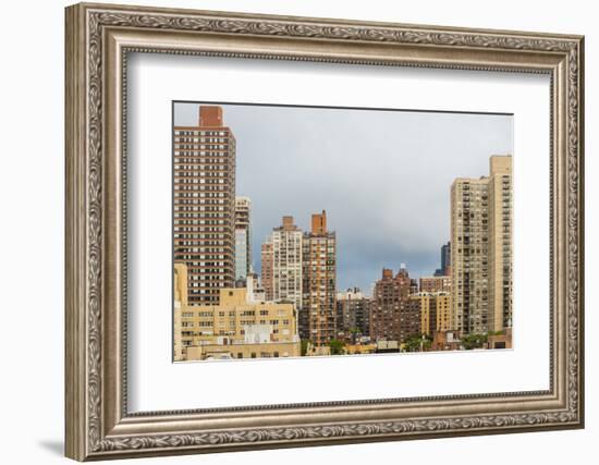 New York. New York City, Manhattan, Upper East Side, view from apt looking south over E 89th-Alison Jones-Framed Photographic Print