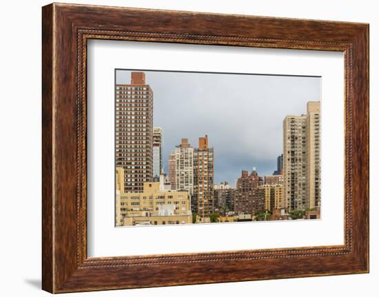 New York. New York City, Manhattan, Upper East Side, view from apt looking south over E 89th-Alison Jones-Framed Photographic Print