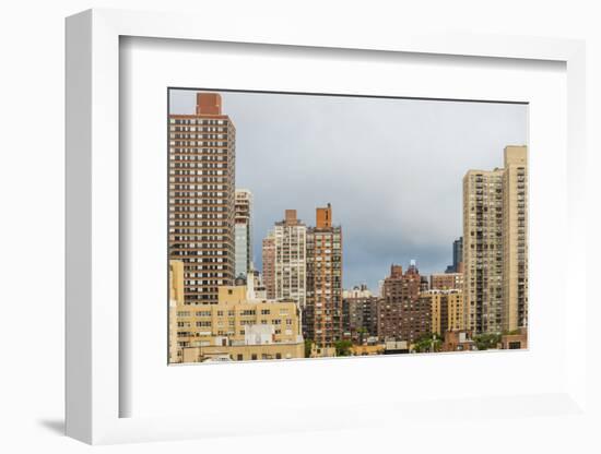 New York. New York City, Manhattan, Upper East Side, view from apt looking south over E 89th-Alison Jones-Framed Photographic Print