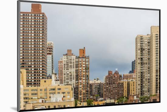 New York. New York City, Manhattan, Upper East Side, view from apt looking south over E 89th-Alison Jones-Mounted Photographic Print