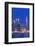 New York, New York City, Midtown Manhattan and Empire State Building from Weehawken, New Jersey-Walter Bibikow-Framed Photographic Print