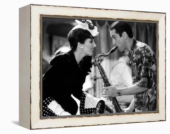 New York New York De Martin Scorsese Avec Robert De Niro Et Liza Minnelli 1977-null-Framed Stretched Canvas