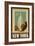 New York, New York - Empire State Buildin and Cat Window-Lantern Press-Framed Art Print