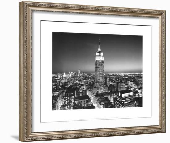 New York, New York, Empire State Building-Henri Silberman-Framed Art Print