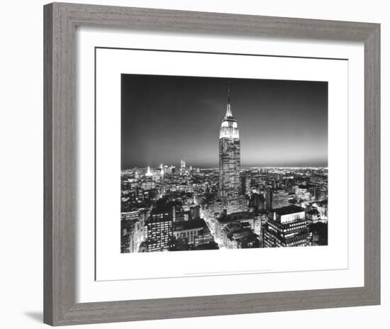 New York, New York, Empire State Building-Henri Silberman-Framed Art Print