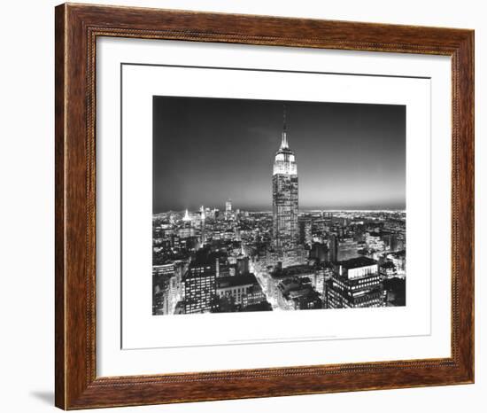 New York, New York, Empire State Building-Henri Silberman-Framed Art Print