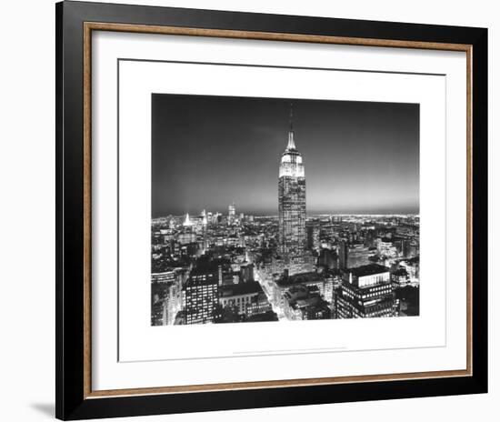 New York, New York, Empire State Building-Henri Silberman-Framed Art Print