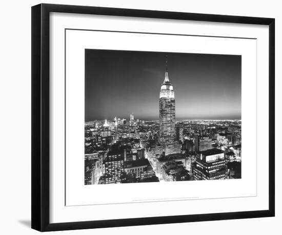 New York, New York, Empire State Building-Henri Silberman-Framed Art Print