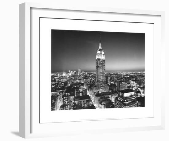 New York, New York, Empire State Building-Henri Silberman-Framed Art Print