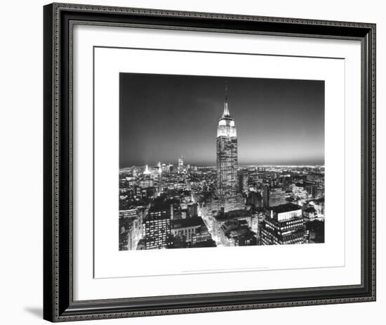 New York, New York, Empire State Building-Henri Silberman-Framed Art Print