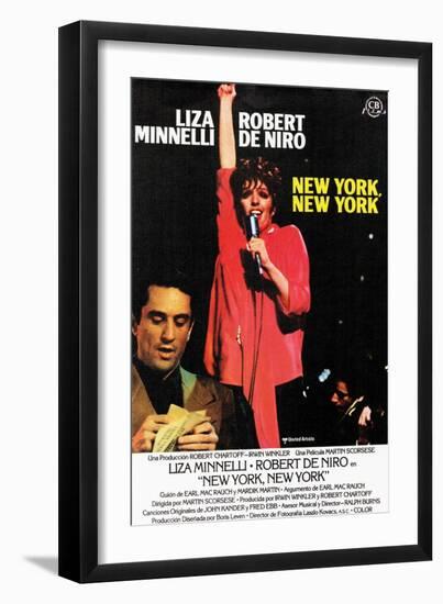 New York, New York, from Left: Robert De Niro, Liza Minnelli, 1977-null-Framed Art Print