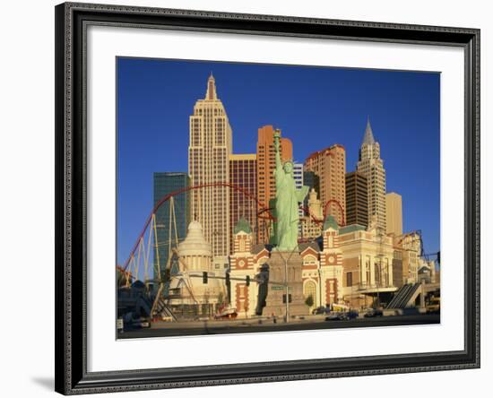 New York New York Hotel in Las Vegas, Nevada, United States of America, North America-null-Framed Photographic Print