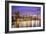 New York, New York, USA City Skyline with the Brooklyn Bridge and Manhattan Financial District Over-SeanPavonePhoto-Framed Photographic Print