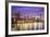 New York, New York, USA City Skyline with the Brooklyn Bridge and Manhattan Financial District Over-SeanPavonePhoto-Framed Photographic Print