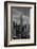 NEW YORK, NEW YORK, USA - Empire State Building New York, NY in black and white-Panoramic Images-Framed Photographic Print