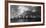 NEW YORK, NEW YORK, USA - New York City Spectacular Sunset fin black and white focuses on One Wo...-Panoramic Images-Framed Photographic Print