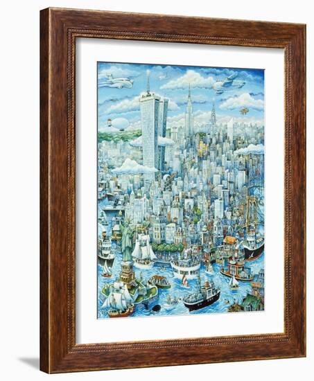 New York, New York-Bill Bell-Framed Giclee Print