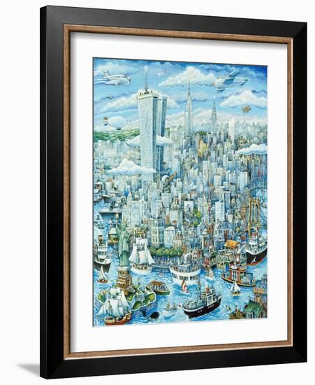 New York, New York-Bill Bell-Framed Giclee Print