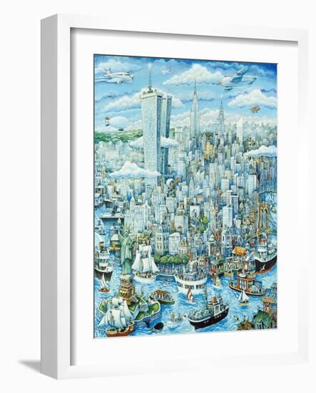 New York, New York-Bill Bell-Framed Giclee Print