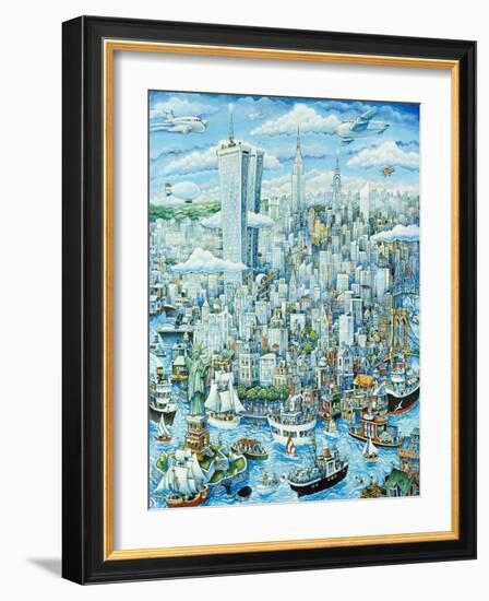 New York, New York-Bill Bell-Framed Giclee Print