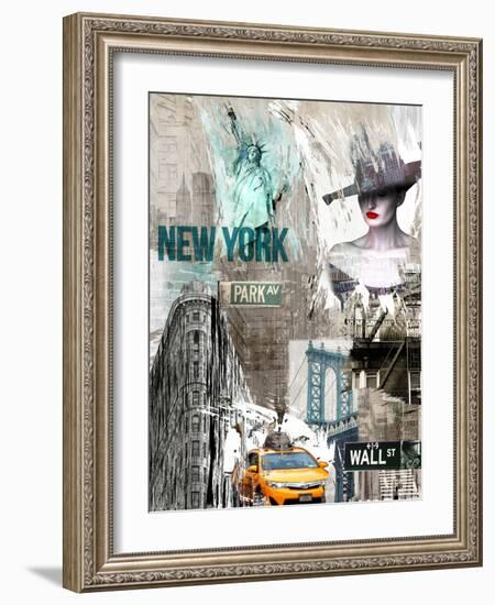 New York New York-Kimberly Allen-Framed Art Print