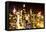 New York Night II - In the Style of Oil Painting-Philippe Hugonnard-Framed Premier Image Canvas