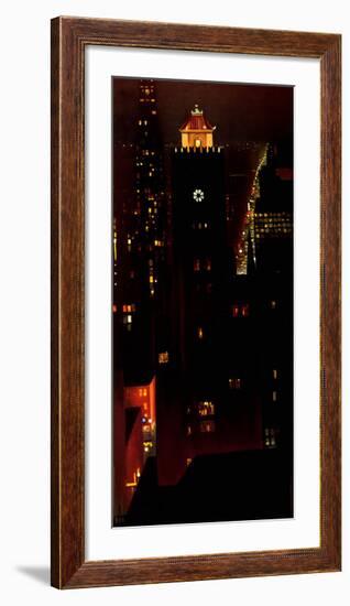 New York Night-Georgia O'Keeffe-Framed Art Print