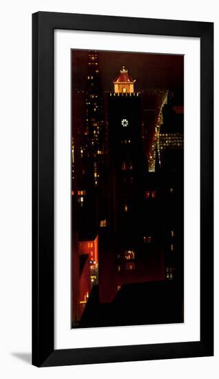 New York Night-Georgia O'Keeffe-Framed Art Print