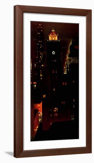 New York Night-Georgia O'Keeffe-Framed Art Print