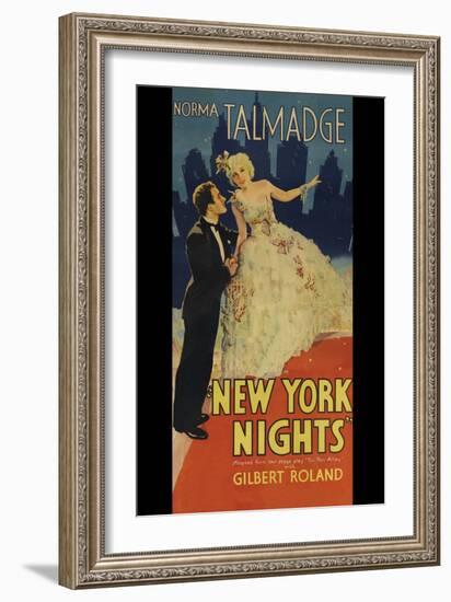 New York Nights-null-Framed Art Print