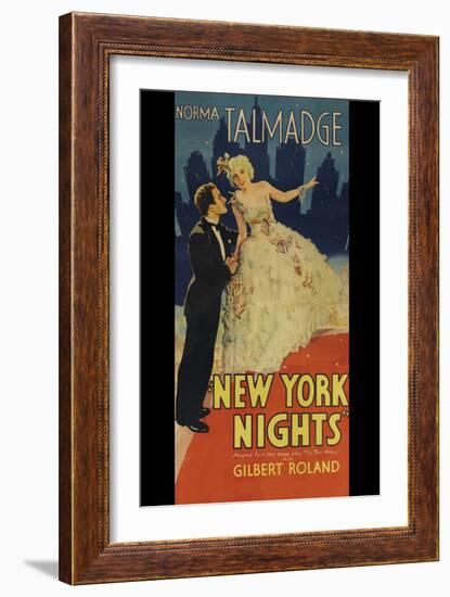 New York Nights-null-Framed Art Print