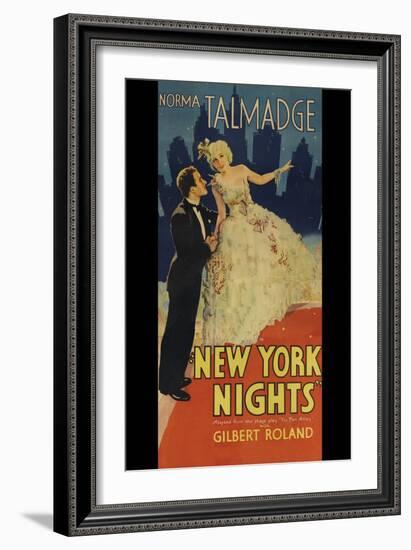 New York Nights-null-Framed Art Print