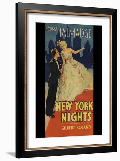 New York Nights-null-Framed Premium Giclee Print