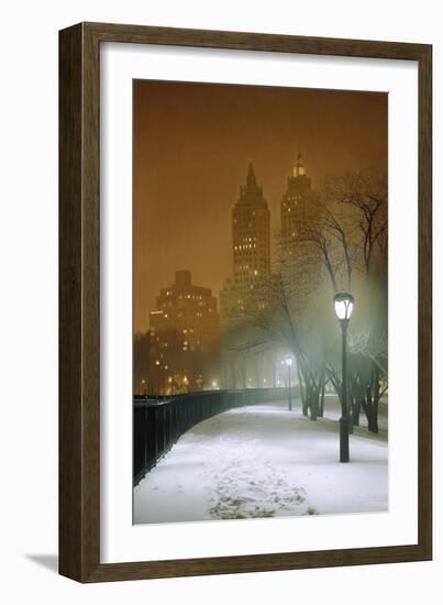 New York Nocturne, 2004-Max Ferguson-Framed Giclee Print