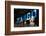 New York, NY, USA - Blue sign for DUMBO, New York, New York-Panoramic Images-Framed Photographic Print