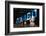 New York, NY, USA - Blue sign for DUMBO, New York, New York-Panoramic Images-Framed Photographic Print