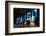 New York, NY, USA - Blue sign for DUMBO, New York, New York-Panoramic Images-Framed Photographic Print