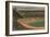 New York, NY - Yankee Stadium During Baseball Game-Lantern Press-Framed Art Print