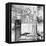 New York One Way B&W-Sara Abbott-Framed Stretched Canvas