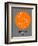 New York Orange Subway Map-NaxArt-Framed Art Print