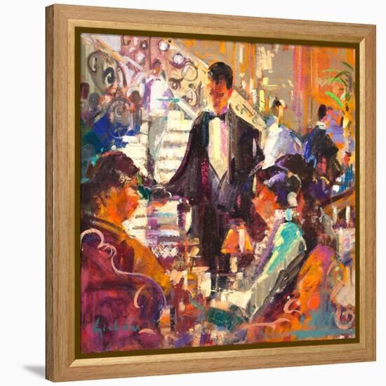 New York Plaza Fancy, 2020 (Oil on Canvas)-Peter Graham-Framed Premier Image Canvas