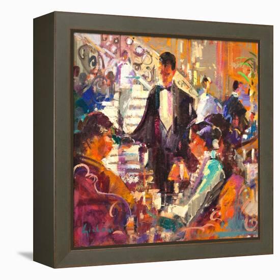 New York Plaza Fancy, 2020 (Oil on Canvas)-Peter Graham-Framed Premier Image Canvas